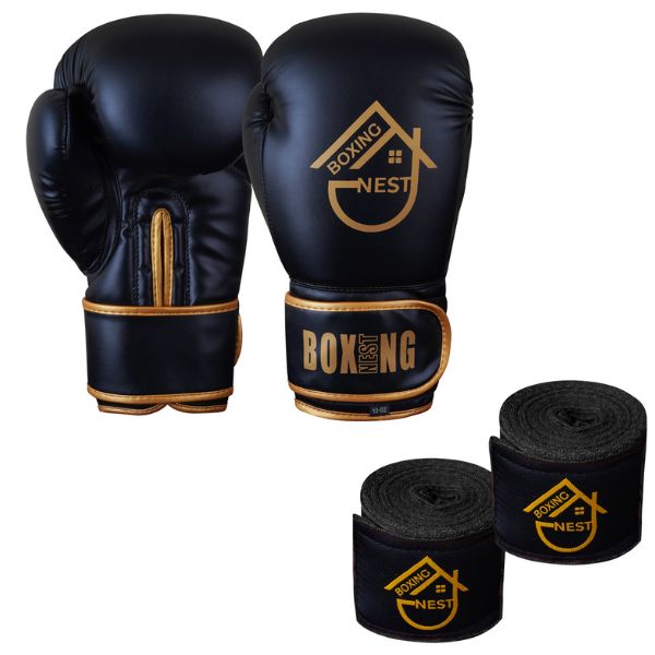 Boxing Nest Gloves and Wraps for Beginners  Combat Fight Edition