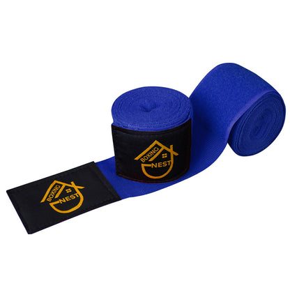 Boxing Nest Blue Hand Wraps 12 Pair